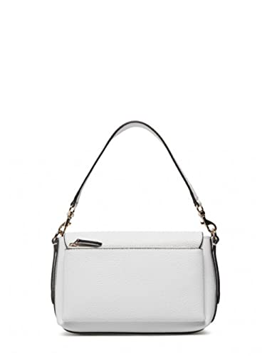 GUESS Eco Brenton Flap Shoulder Bag White One Size