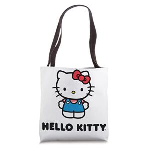 hello kitty character front and back tote bag