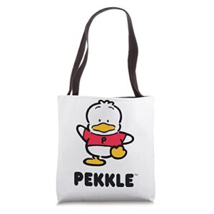 pekkle character front and back tote bag