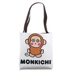 monkichi character front and back tote bag
