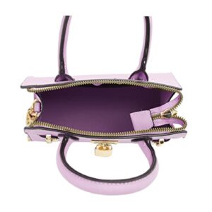 EVVE Women's Evening Bag Party Clutches Mini Satchel Purses Cocktail Prom Handbags with Chain and Lock | LAVENDER