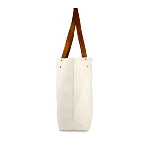 Murphys, California, Typography and Icons, Contour (Canvas Deluxe Tote Bag, Faux Leather Handles & Zip Pocket)