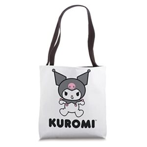 kuromi character front and back tote bag