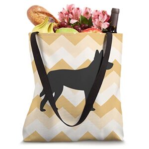 Carolina Dog Yellow Wave Mom Dad Dog Tote Bag