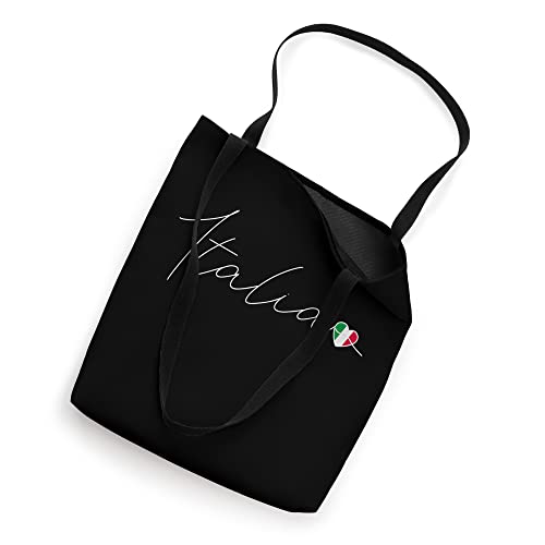 Italia Simple Love Italian Flag Heart on Italy Tote Bag