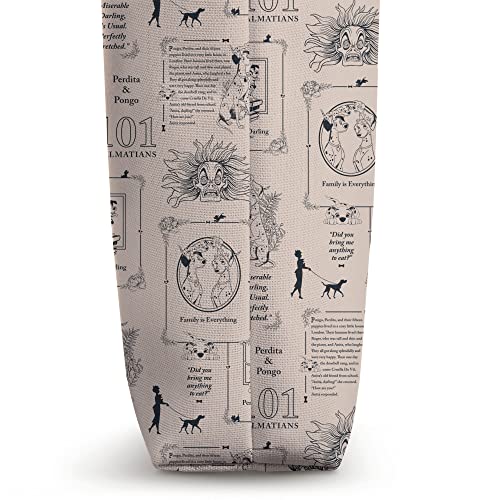 Disney 101 Dalmatians Vintage Book Print Tote Bag
