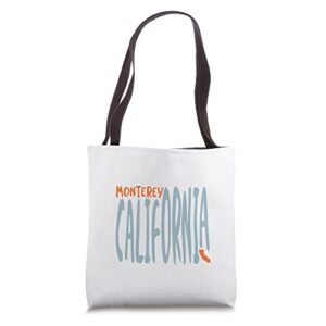 monterey california, ca souvenir tote bag