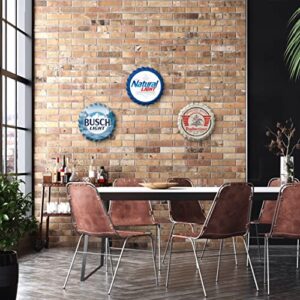 Desperate Enterprises Busch Light Stamped Shape Bottle Cap - Premium Aluminum Sign - Made in USA - 18" Round