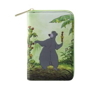 loungefly disney wallet: the jungle book – baloo wallet, amazon exclusive, multicolor