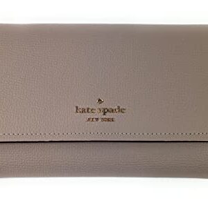 Kate Spade New York Darcy Refined Grain Leather Chain Wallet Warm Taupe