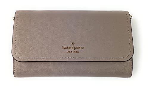 Kate Spade New York Darcy Refined Grain Leather Chain Wallet Warm Taupe