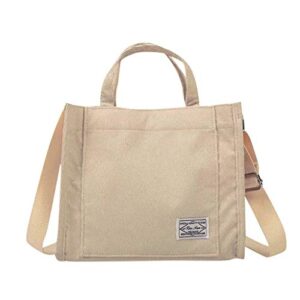 qwent shoulder bags women’s canvas bag corduroy handbag fashion casual shoulder messenger bag white