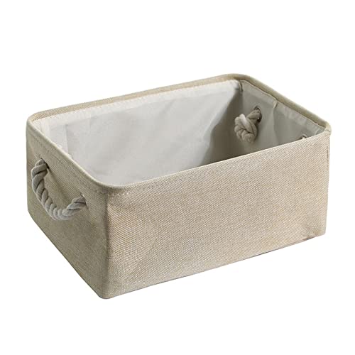 Delarsy Storage Basket, Waterproof Sundries Polyester-Cotton Lining Storage Basket, Sim-ple and Creative Clothing Storage Basket, Sna