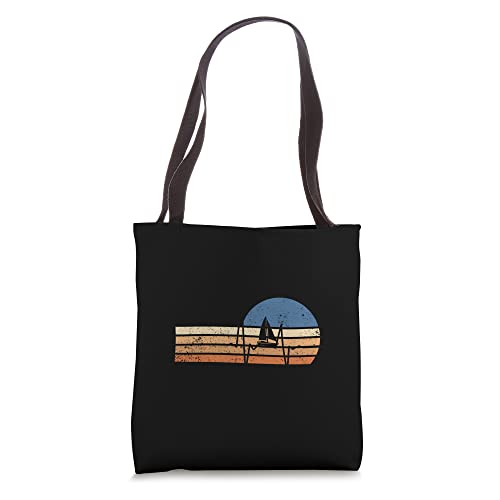 Sailing Retro Vintage for a Sailor, Sailing Tote Bag