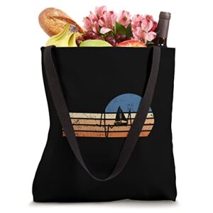 Sailing Retro Vintage for a Sailor, Sailing Tote Bag