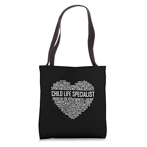 Child Life Specialist Heart CLS Student Child Life Month Tote Bag