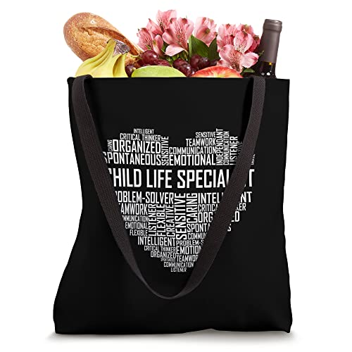 Child Life Specialist Heart CLS Student Child Life Month Tote Bag