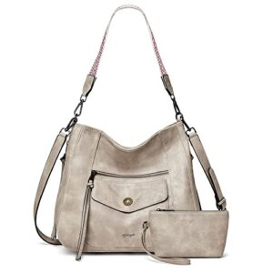opage handbags for women fashion ladies tote bag pu leather crossbody bag fashion tote purse shoulder bag with wristlet