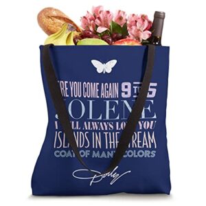 Dolly Parton Greatest Hits Tote Bag