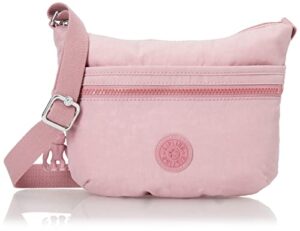 kipling womens womenÂ’s arto small crossbody bag, lightweight everyday purse, casual nylon shoulder bag, lavender blush, 9.75 l x 8.25 h 1.25 d us