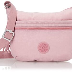 Kipling Womens WomenÂ’s Arto Small Crossbody Bag, Lightweight Everyday Purse, Casual Nylon Shoulder Bag, Lavender Blush, 9.75 L x 8.25 H 1.25 D US