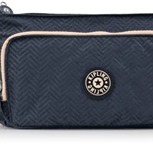 Kipling Womens Women's Myrte Crossbody Handbag, Metallic Purse, Nylon Clutch and Waist Convertible Bag, Endless Bl Emb, 9.5 L x 5.75 H 1.75 D US