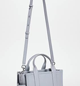 Marc Jacobs Women's The Mini Tote, WOLF GREY, Blue, Graphic, One Size