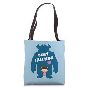 disney and pixar’s monsters inc sulley and boo best friends tote bag