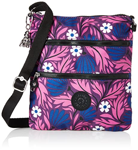 Kipling Womens WomenÂ’s Keiko Mini Bag, Lightweight Adjustable Purse, Durable Nylon Shoulder Sling Crossbody Bag, Artistic Floral, 8.25 L x 9 H 0.75 D US