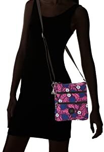 Kipling Womens WomenÂ’s Keiko Mini Bag, Lightweight Adjustable Purse, Durable Nylon Shoulder Sling Crossbody Bag, Artistic Floral, 8.25 L x 9 H 0.75 D US