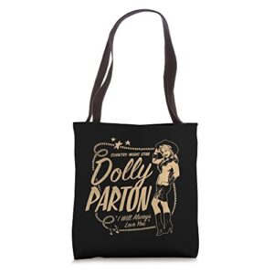 dolly parton country music star tote bag