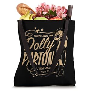 Dolly Parton Country Music Star Tote Bag