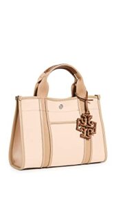 tory burch women’s twill small tory tote, coy pink, one size