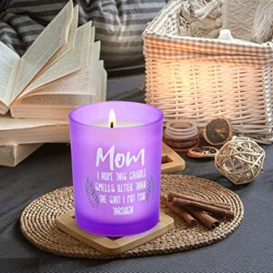 Gifts for Mom, HOTIOGA Mom Gifts from Daughter and Son Funny Scented Candles Mother Presents for Christmas Mothers Day Birthday Thanksgiving