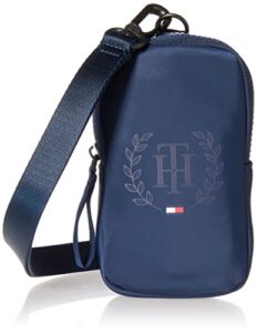 tommy hilfiger addison lanyard pouch bag, navy multi