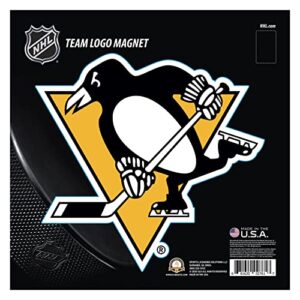 fanmats 32524 pittsburgh penguins penguins large team logo magnet 10″ (8.1894″x7.7957″)