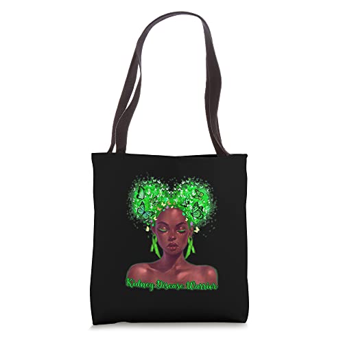 Kidney Disease Warrior Melanin Awareness Tote Bag