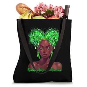 Kidney Disease Warrior Melanin Awareness Tote Bag