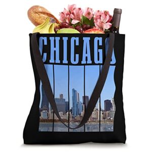 Chicago Skyline Illinois Vintage Pride Chicago Tote Bag