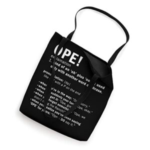 Midwest America "Ope" Tote Bag