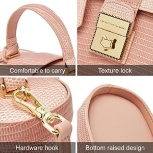 Designer Bucket Hangbag for Women Chic Stylish Girl Mini Box Crossbody Bag Clutch Purse Casual Fashion Shoulder Bag Simple Tote