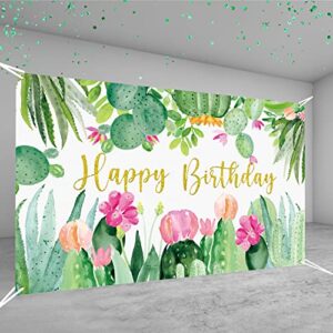 Cactus Party Backdrop Cactus Birthday Backdrop Cactus Party Decorations Cactus Decoration for Tropical Party Decorations Cactus Party Cactus Birthday Party Backdrop Supplies