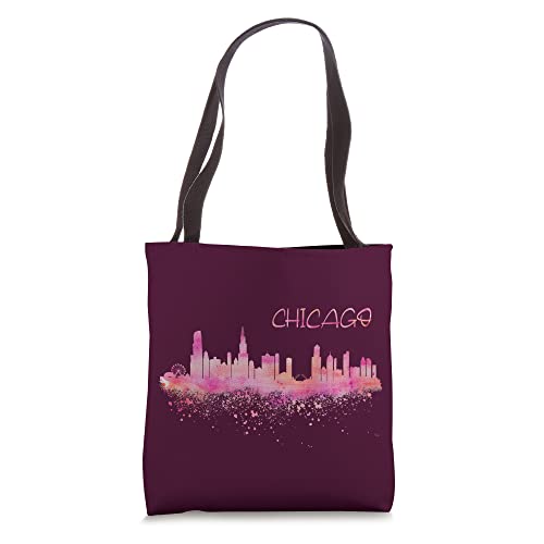 Chicago Skyline Tote Bag