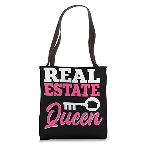 Real Estate Queen Realtor Real Estate Broker Job Tote Bag