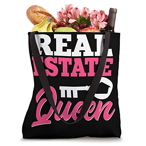 Real Estate Queen Realtor Real Estate Broker Job Tote Bag