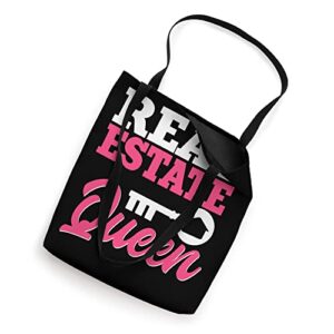 Real Estate Queen Realtor Real Estate Broker Job Tote Bag