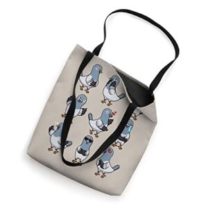 Pigeon Bird Columbidae Emoticons Pigeon Breeder Tote Bag