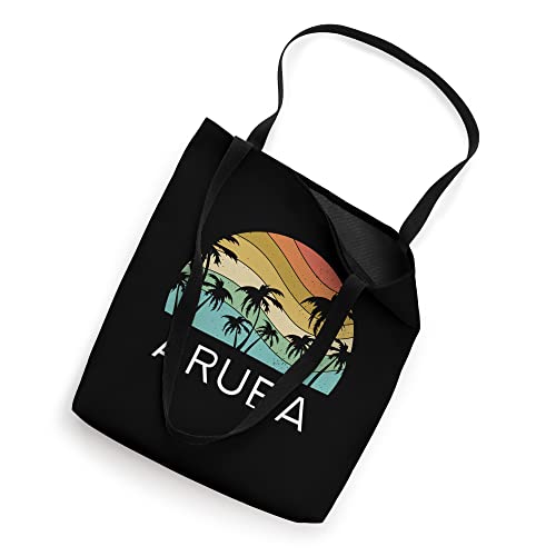 Aruba Island Beach Retro Vintage Vacation Souvenir Flag Tote Bag