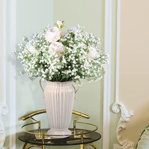 LYLYFAN 18 Pcs Babys Breath Artificial Flowers, Gypsophila Real Touch Flowers for Wedding Party Home Garden Decoration