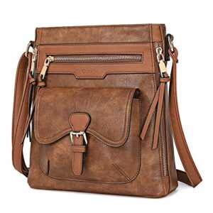 oukupa crossbody bag for women shoulder handbag messenger bag satchel long over strap tassel zip multiple pockets lightweight